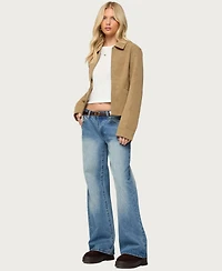 Edikted Women's Cozette Faux Leather Jacket