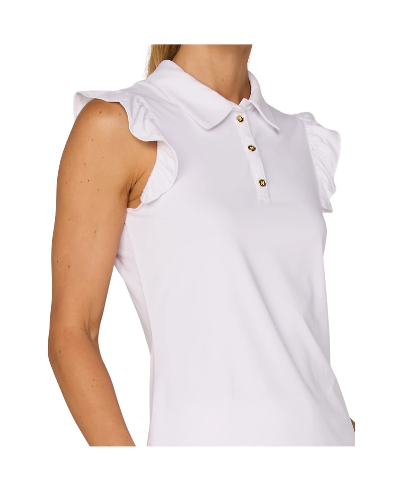 G Lifestyle Clothing Women's Ruffle Sleeve Top