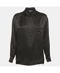 Pre-Owned Salvatore Ferragamo Women's Satin Long Sleeve Shirt