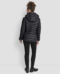 Dkny Women's Zipper-Front Coat