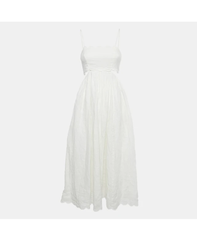 chinese dress ladies Maison Linen Maxi Dress