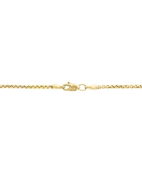 Effy Collection Men's Diamond Pendant Necklace (1/2 ct. t.w.) in Gold Over Silver