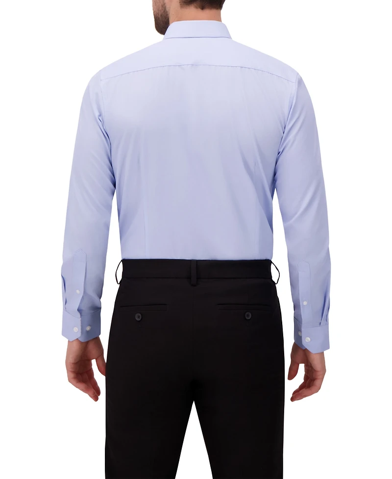 Report Collection Men's 4-Way Modern-Fit Woven Dress Shirt