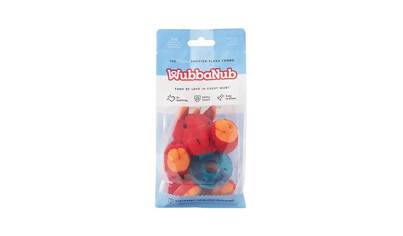 WubbaNub Baby Red Dragon Pacifier