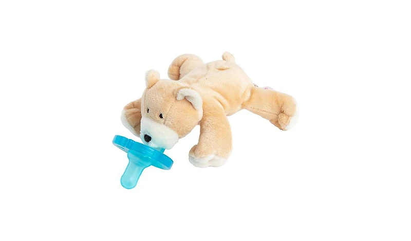 WubbaNub Baby Heart Warrior Bear Pacifier