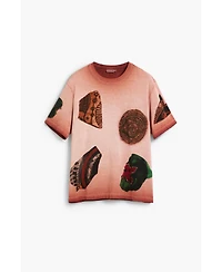 Desigual Men's Short-sleeve patchwork T-shirt