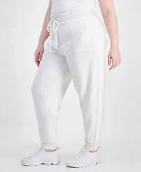 And Now This Trendy Plus High Rise Drawstring Jogger Pants, Macy's Exclusive