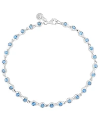 Effy Collection Blue Topaz Bracelet (2-3/4 ct. t.w.) in Sterling Silver