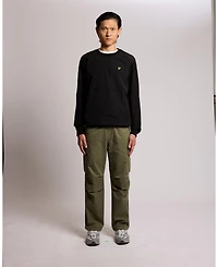 Lyle & Scott Men's Half Raglan Hybrid Long Sweatshirt