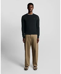 Lyle & Scott Men's Tonal Eagle Merino Crew Neck Sweater