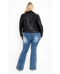 Avenue Women's Kara Biker Jacket