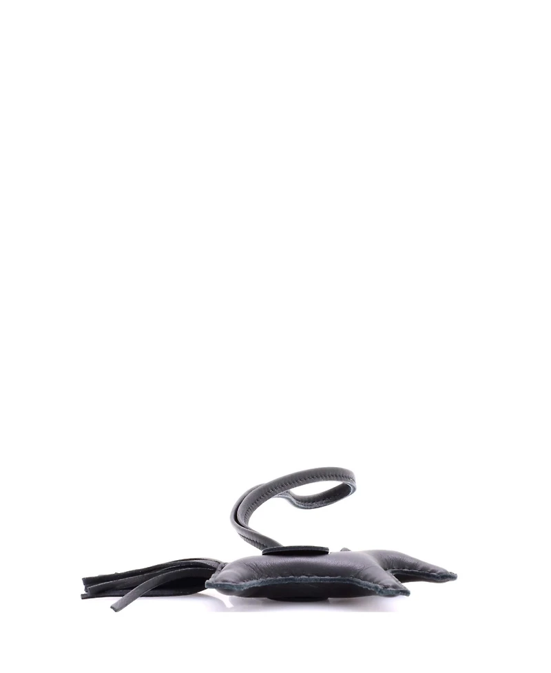 Pre-Owned Hermes Pm So Black GriGri Rodeo Bag Charm Leather