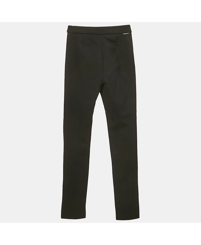 Pre-Owned Moncler Women's Black Gabardine Trousers