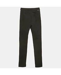 Pre-Owned Moncler Women's Black Gabardine Trousers