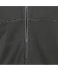 Pre-Owned Moncler Men's Black Jersey Zip-Up Hooded Jacket