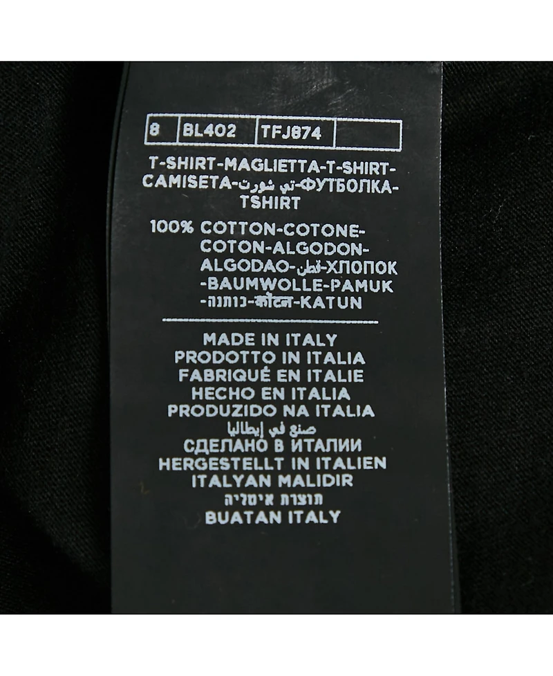 Pre-Owned Tom Ford Men's Black Cotton Knit Crew Neck T-Shirt