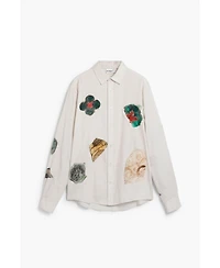 Desigual Men's Patch mosaic shirt