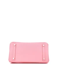 Pre-Owned Hermes Birkin 30 Handbag Pink Epsom with Palladium Hardware