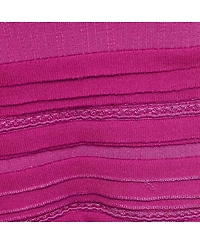 Pre-Owned Roberto Cavalli Women's Pink Pointelle Knit Dolman Sleeve Mini Dress