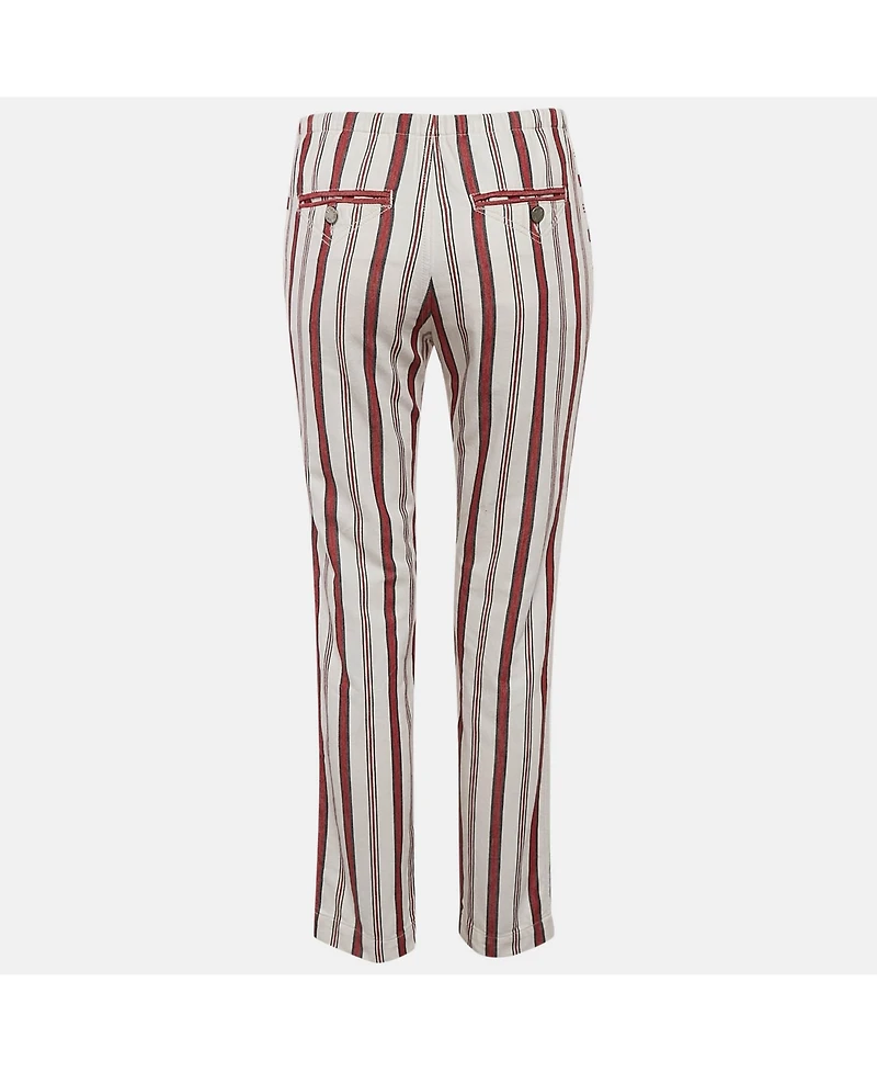 Pre-Owned Zadig & Voltaire Women's Striped Cotton Raye Trousers