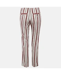 Pre-Owned Zadig & Voltaire Women's Striped Cotton Raye Trousers