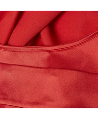 Pre-Owned Zadig & Voltaire Women's Red Crepe Cut-Out Sleeveless Mini Dress