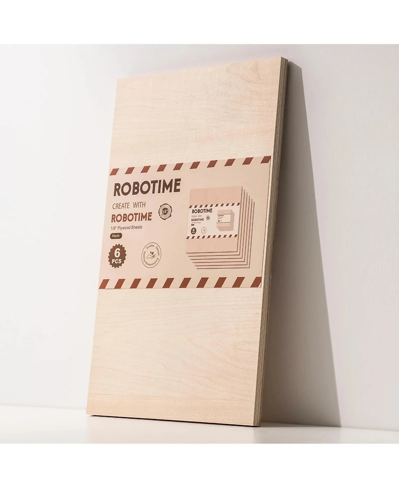 Robotime 3D Puzzles 3mm Plywood Maple Plywood for Laser Cutting Engraving Thin Maple Boards Crafting Wood Sheets