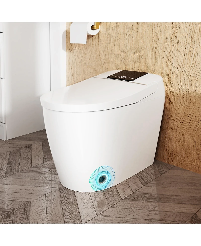 Casainc Smart One-Piece Bathroom Fixture With Heated Seat, Auto Flush, Wash, Dryer And Deodorizer