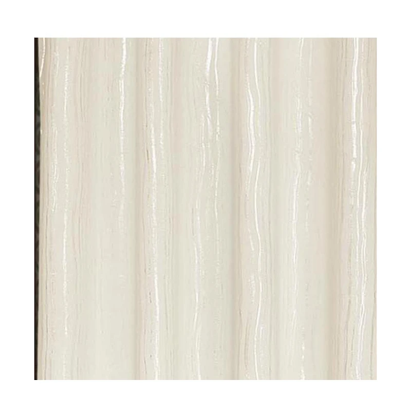 Rt Designers Collection Elegant Iceland Metallic Grommet Blackout Curtain 54" x 84" Beige