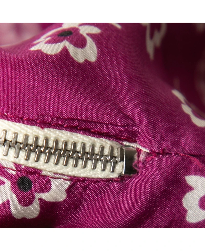 Pre-Owned Dolce & Gabbana Women's Pre-Owned D&g By Dolce & Gabbana Pink Printed Silk Mini Skirt