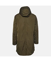 Pre-Owned Zadig & Voltaire Men's Green Synthetic Detachable Lining Bob Parka Jacket