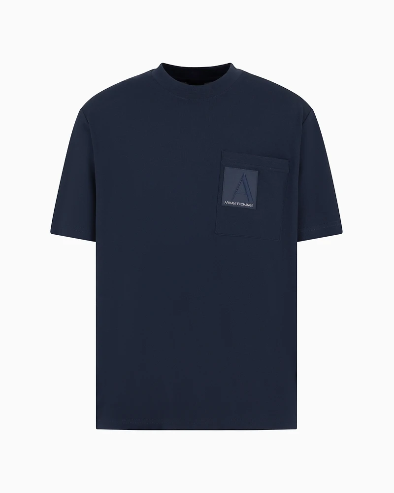 A|X Armani Exchange Men's Loose-Fit Limited Edition Logo Pocket T-Shirt