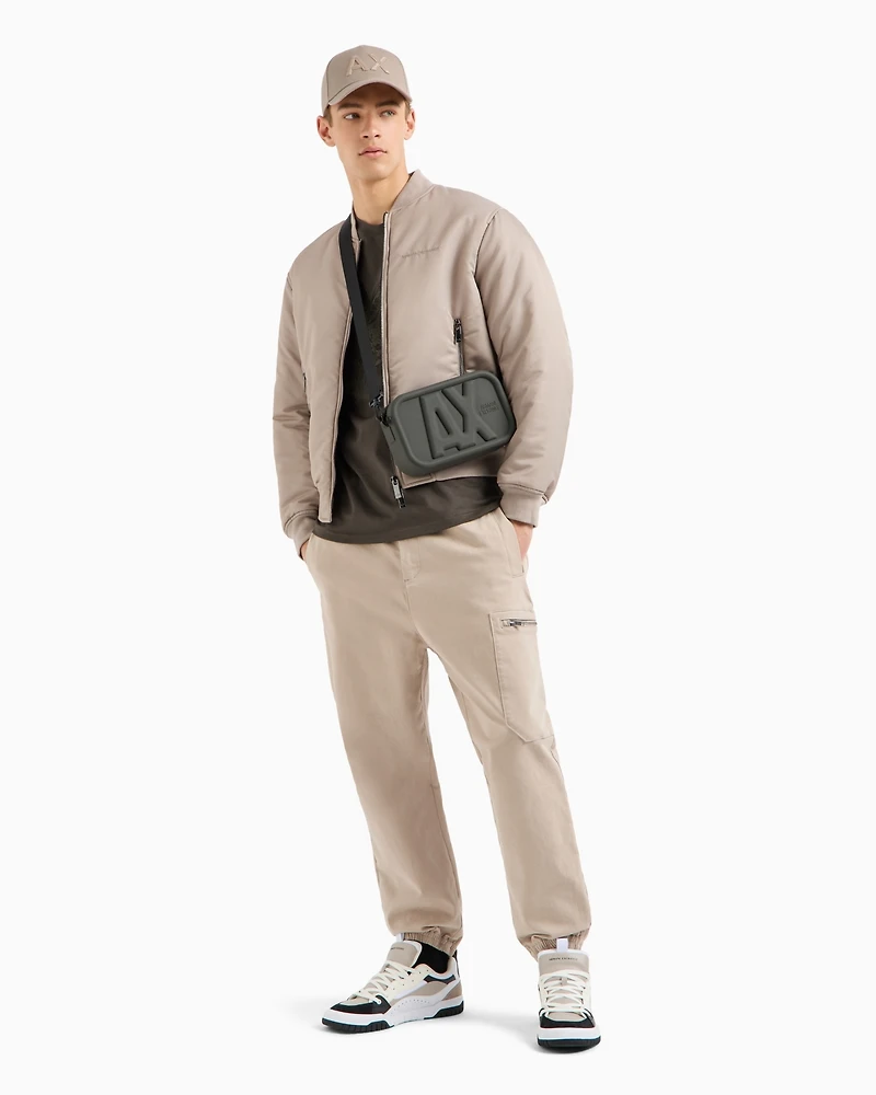 A|X Armani Exchange Men's Short Sleeve Crewneck Eagle Graphic T-Shirt