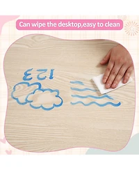 Gaomon Kids Table and 4 Chairs Set Activity Table for Toddlers 5-Piece Childrens Table and Chair Set Boy & Girl Gift for Classrooms/Daycares/Home