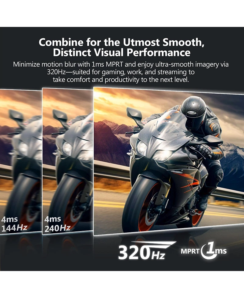 Z-edge G27IS 27 inch 2K Qhd 2560 x 1440 320Hz 1ms Fast Ips Gaming Monitor