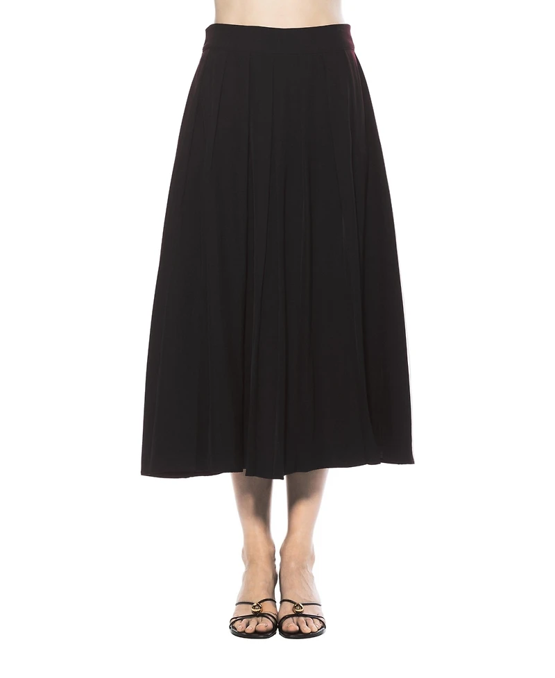 Alexia Admor Women's Oren Long Pleated Midi Skirt