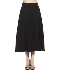 Alexia Admor Women's Oren Long Pleated Midi Skirt