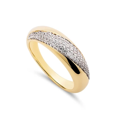 Ana Luisa Gold Band Ring - Kira Dome