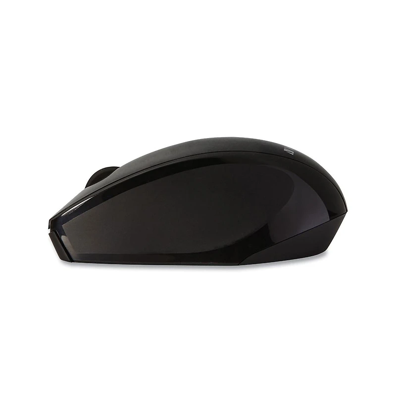 Verbatim 97992 Wireless Multi-Trac Blue Led Mouse, 2.4GHz, 32.8 ft Range, Ambidextrous – Black