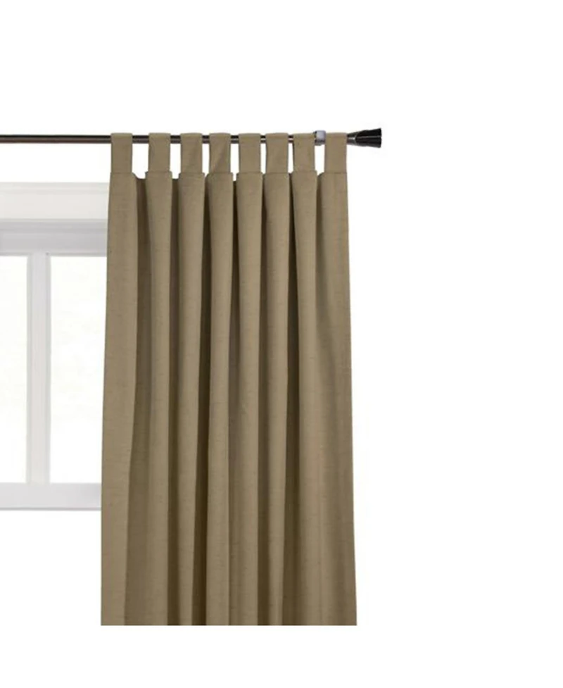 Commonwealth Ventura Tab Top Curtain Panel Pair Window Dressing each - 78x84", Pebble