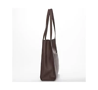 Susu Pebbled Leather Work Tote, Everyday Pebble Shoulder Bag