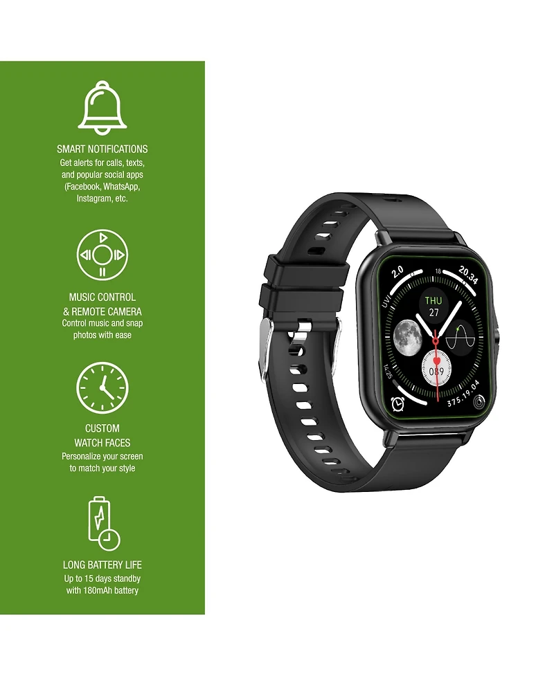 Pursonic Smart Lifestyle Bundle: True Wireless Stereo Earbuds & All-in-One Bluetooth Smart Watch