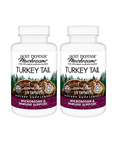 Host Defense Turkey Tail Capsules, 240 ct (Pack of Two 120 ct Units)