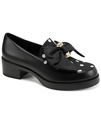 Karl Lagerfeld Paris Women's Camilia Fan Polka-Dot Loafers