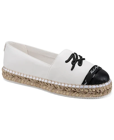 Karl Lagerfeld Paris Women's Millicent Slip-On Espadrilles