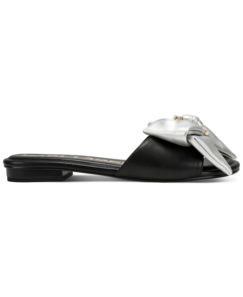 Karl Lagerfeld Paris Women's Ciaran Flat Slide Sandals