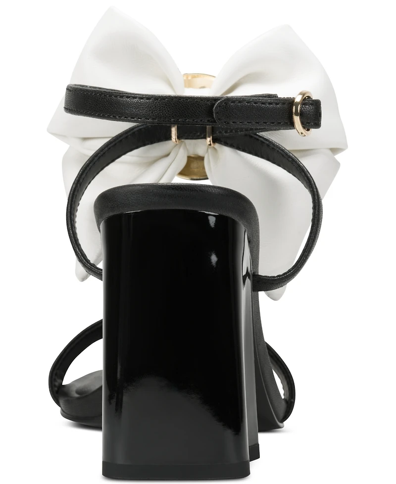 Karl Lagerfeld Paris Women's Sashira Square Toe Sandals