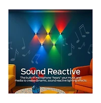 Monster Cable 12 Ft Two-Sided Multi-Position Indoor Sconce Smart Lights