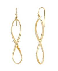 Italian Gold Drop Earrings in 10k Yellow Gold