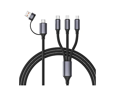 3p Experts 3-in-1 Retractable Charging Cable